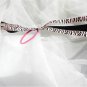 Pink and Black Tiger Print Cheer Ponytail Streamer Set