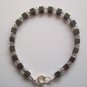Art Deco Inspired Hematitie & Swarovski Crystal Bracelet - Midnight