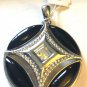Lia Sophia On Target SLIDE/PENDANT NWT Retail Value of $46 Black/Silver