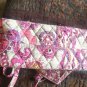 Vera Bradley BUTTON LOOP Tote in PAISLEY MEETS PLAID, Super Pre Owned Condition