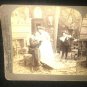 Vintage Stereoscope Card Courting Couple "I've Caught Sister This Time"