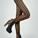 Yellow Plaid Retro Legging  JL9487