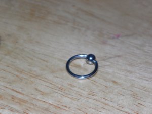 12mm 14G 5/8 Captive hoop 42