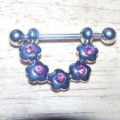 Pink Flowery Nipple Shield Pairs 194