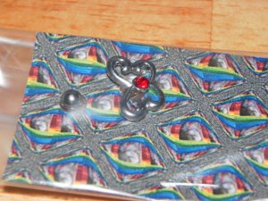 Cubic Zerconium Butterfly Red Gem 59