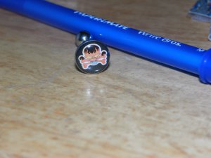 Style 2 Flash Art Skull and Crossbones Flat Tongue 115