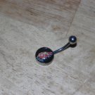 Flaming Love Tattoo Navel 122
