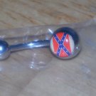 Small Confederate Flag Navel 245
