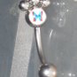 Butterfly Footprint Navel 747