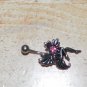 Pink CZ Flower Fairy Navel 776