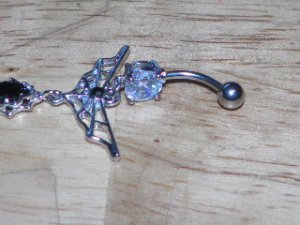 Gothic Butterfly Navel 197
