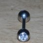 White Gem Round Tongue 428