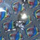 Fairy White CZ Wings Navel 30