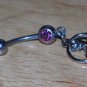 Fairy Circle Pink CZ Navel 32