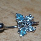 Fairy Gem Green Wings Navel 33