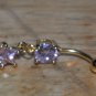 Pink Star Large Gem Navel 149