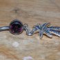 Pot Leaf Dangle In Purple Navel 163
