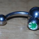 Pot Leaf Pipe Navel 166