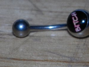 "Bitch" Black Navel 186