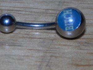 "Bitch" Blue Navel 186