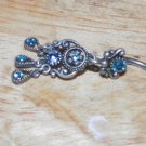 Tarnished Blue Butterfly Flower Navel 333