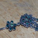 Tarnished Flower Star Green Charms Navel 335