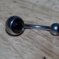 Double CZ Black Navel 337