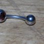 Single CZ Red Navel 337