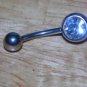 Single CZ White Navel 337