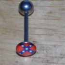 Confederate Flag Flat Tongue 353