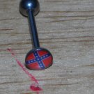 Confederate Flag Flat Tongue 353