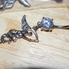 Skeleton with Scythe Navel 396