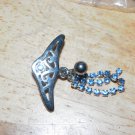 Tribal Up Arrow Blue Navel 400