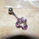 3 Leaf Clover Pink Navel 403
