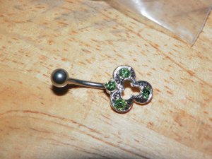 3 Leaf Clover Green Navel 403