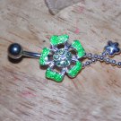 Flower Charms Green Navel 404