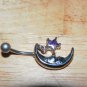 Moon Star Charm Purple Navel 434