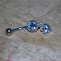 Gem Tiny White CZ Heart Navel 452