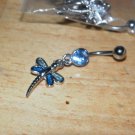 Two Tone Dragonfly Blue Navel 442