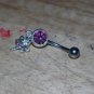 Tiny Pink Dragonfly Navel 443
