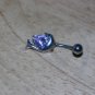Pink Heart Dolphin Navel 444