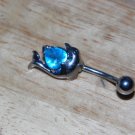 Blue Heart Dolphin Navel 444