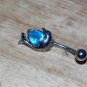 Blue Heart Dolphin Navel 444