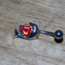 Red Heart Dolphin Navel 444