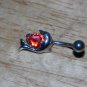 Red Heart Dolphin Navel 444