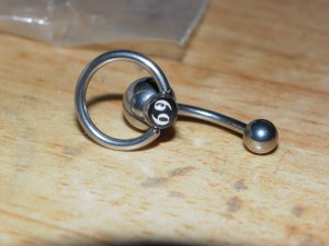 "69" Pipe with Ring Navel 703