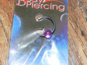 Pink Clear Captive Bead 2401