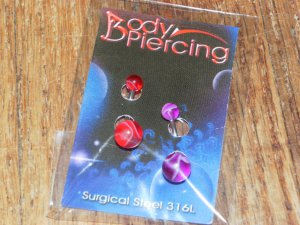 Red/Purple 2 Pack Navel 201