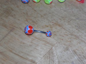 Red/Blue Cobweb Navel 649