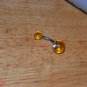 Yellow Clear CZ Ball Navel 644